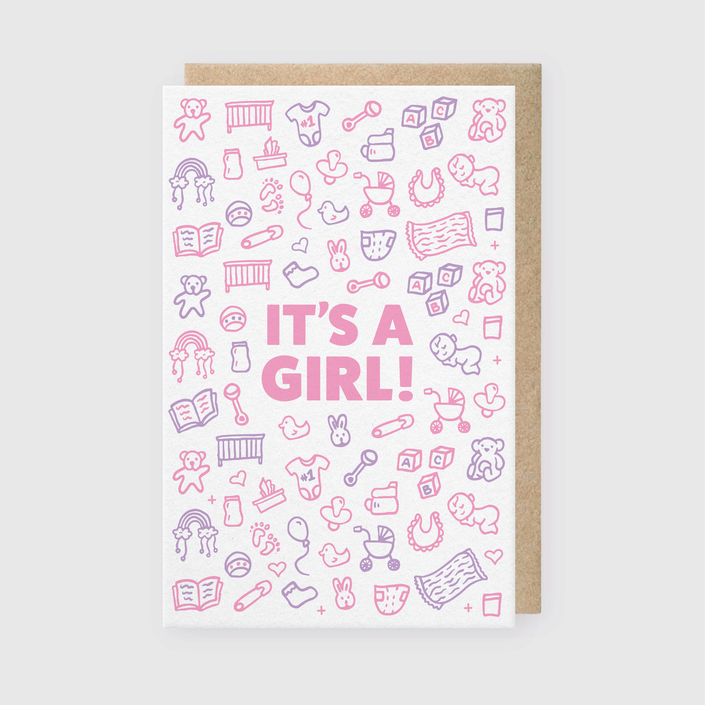 It's A Girl Greeting Card