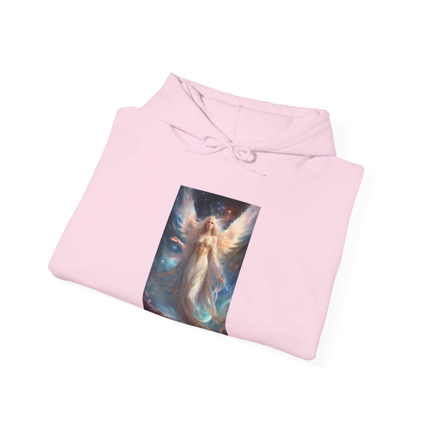 Celestial Winged Heroine Fantasy Portrait Hoodie
