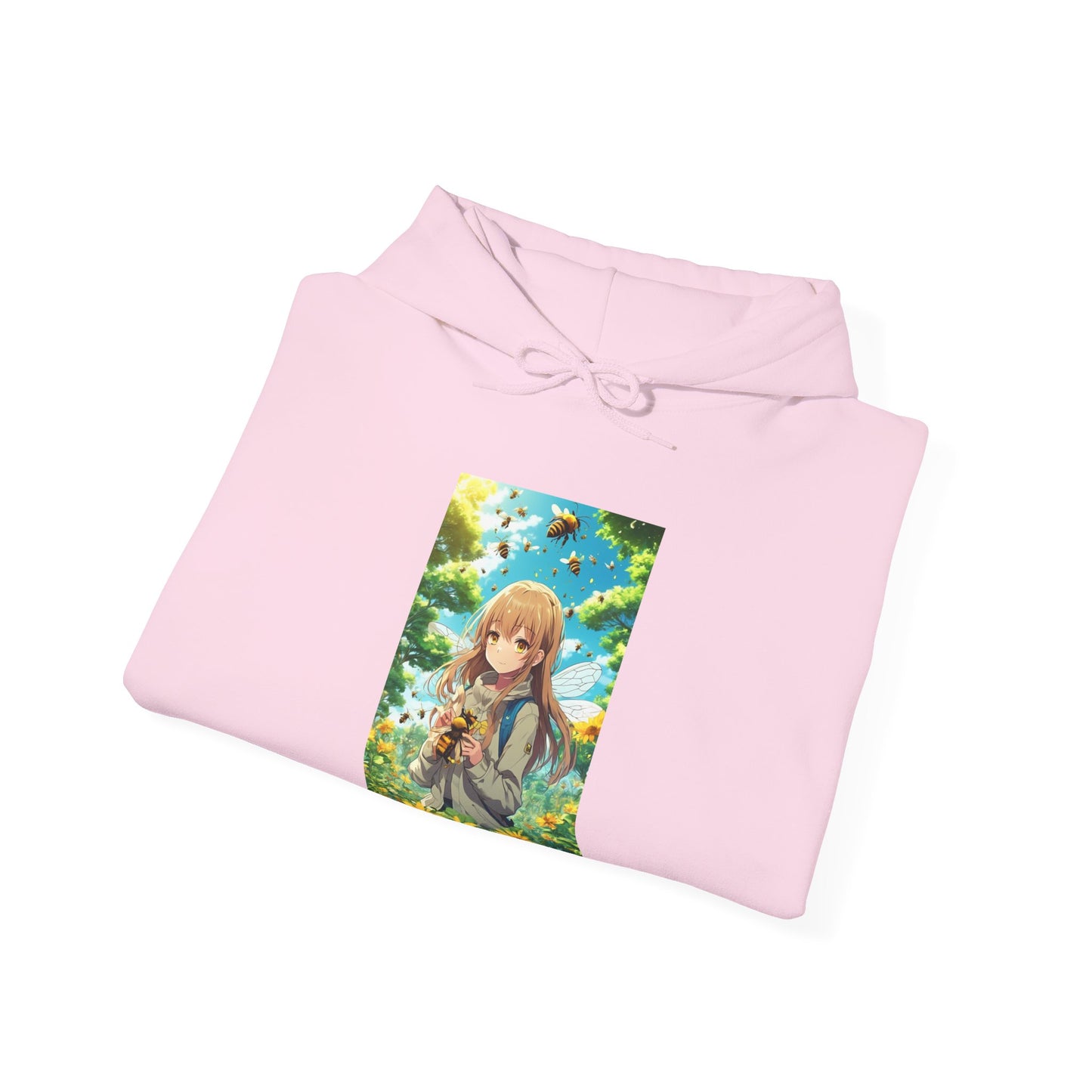 Bee Fairy Garden Anime Nature Art Hoodie