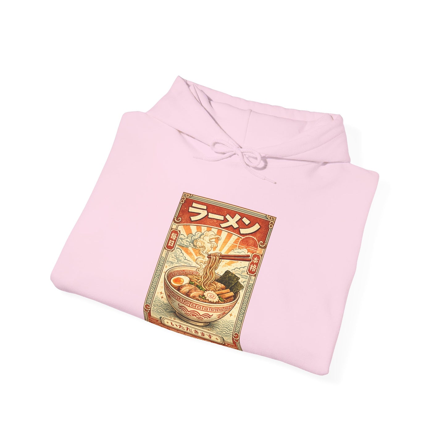 Vintage Ramen Bowl Illustration Hoodie