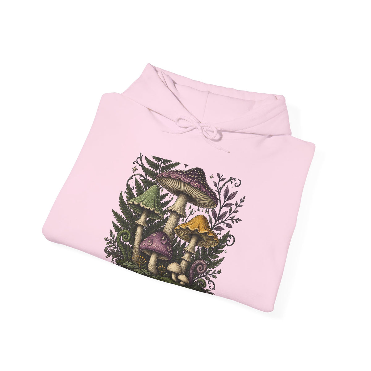 Midnight Mushroom Field Notes Botanical Mushroom Hoodie