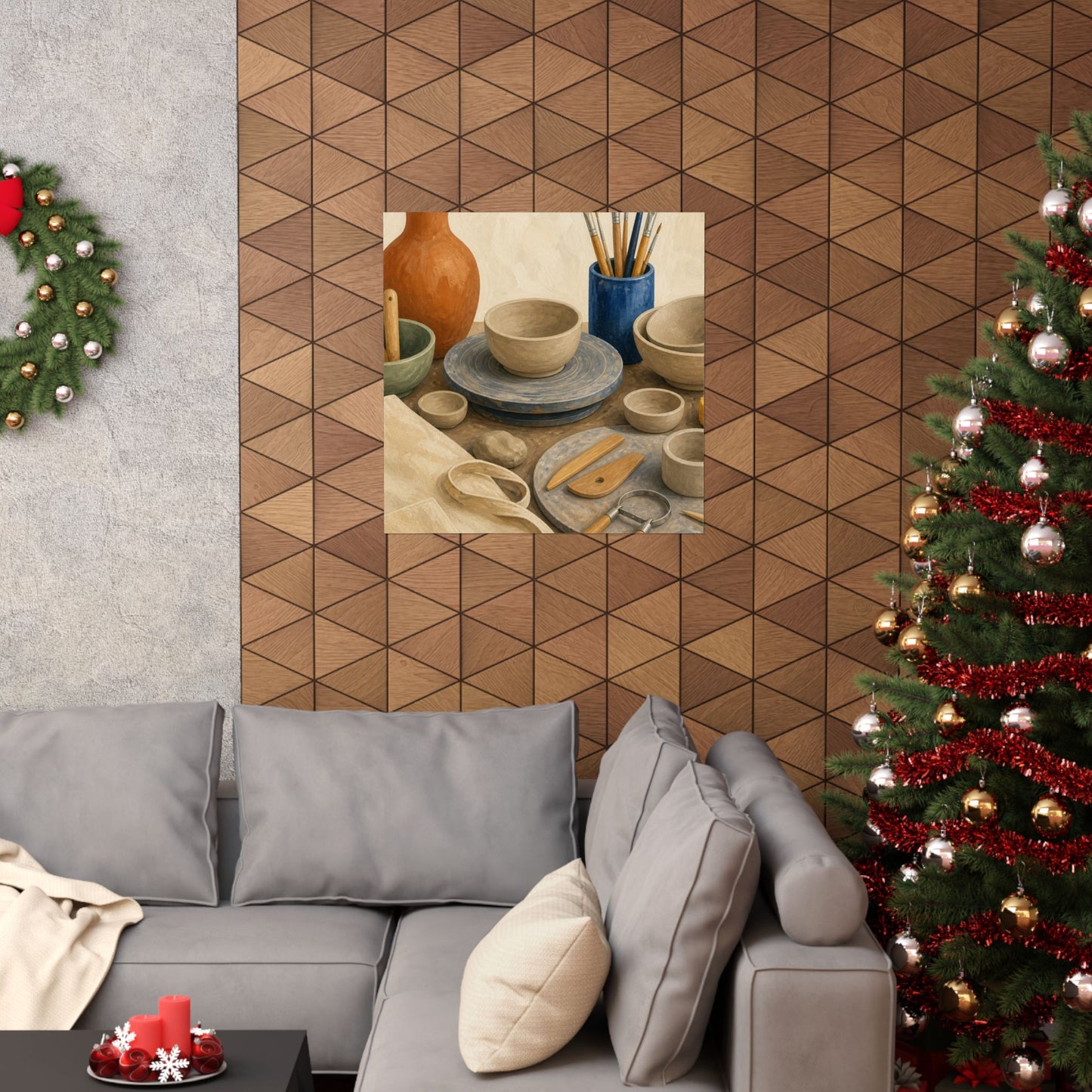 Colorful Pottery Studio Hobby Poster