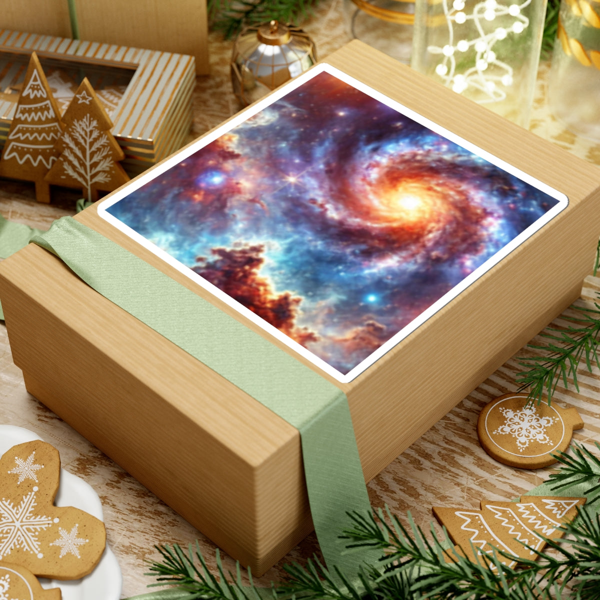Galaxy Nebula Dreamscape Abstract Space Sticker for Laptop