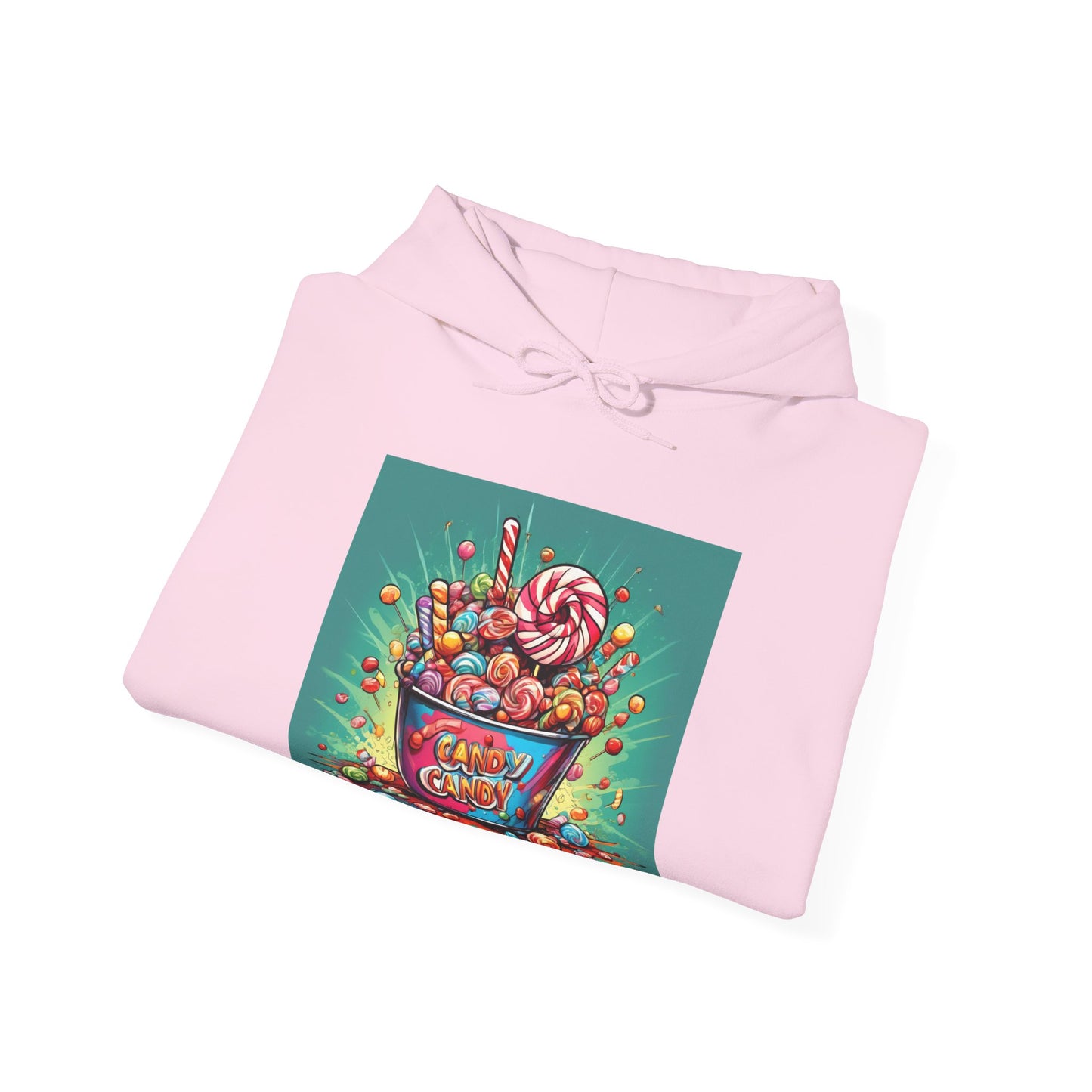 Holiday Candy Bucket Sweets Gift Art Hoodie