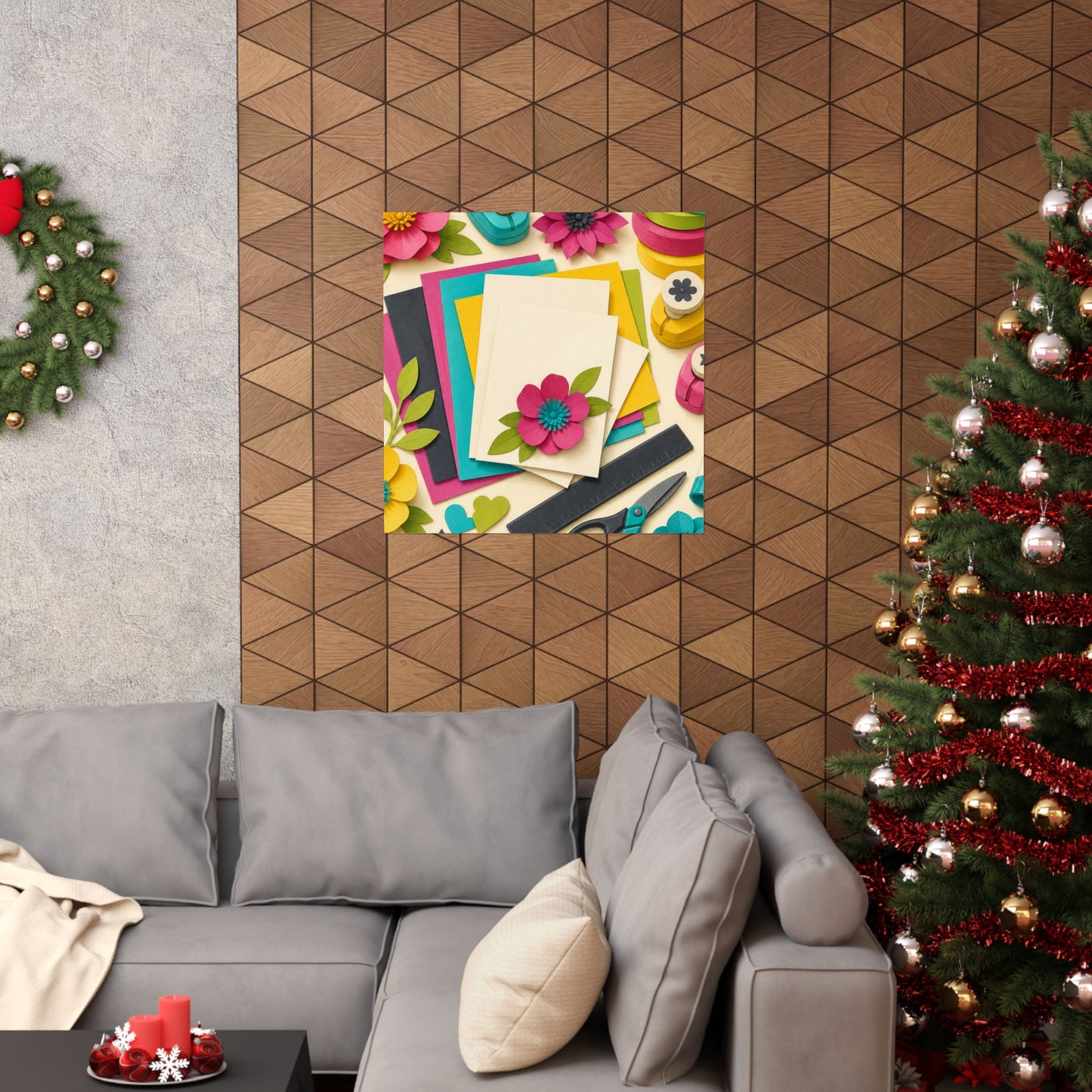 Bright Paper Crafting Hobby Poster