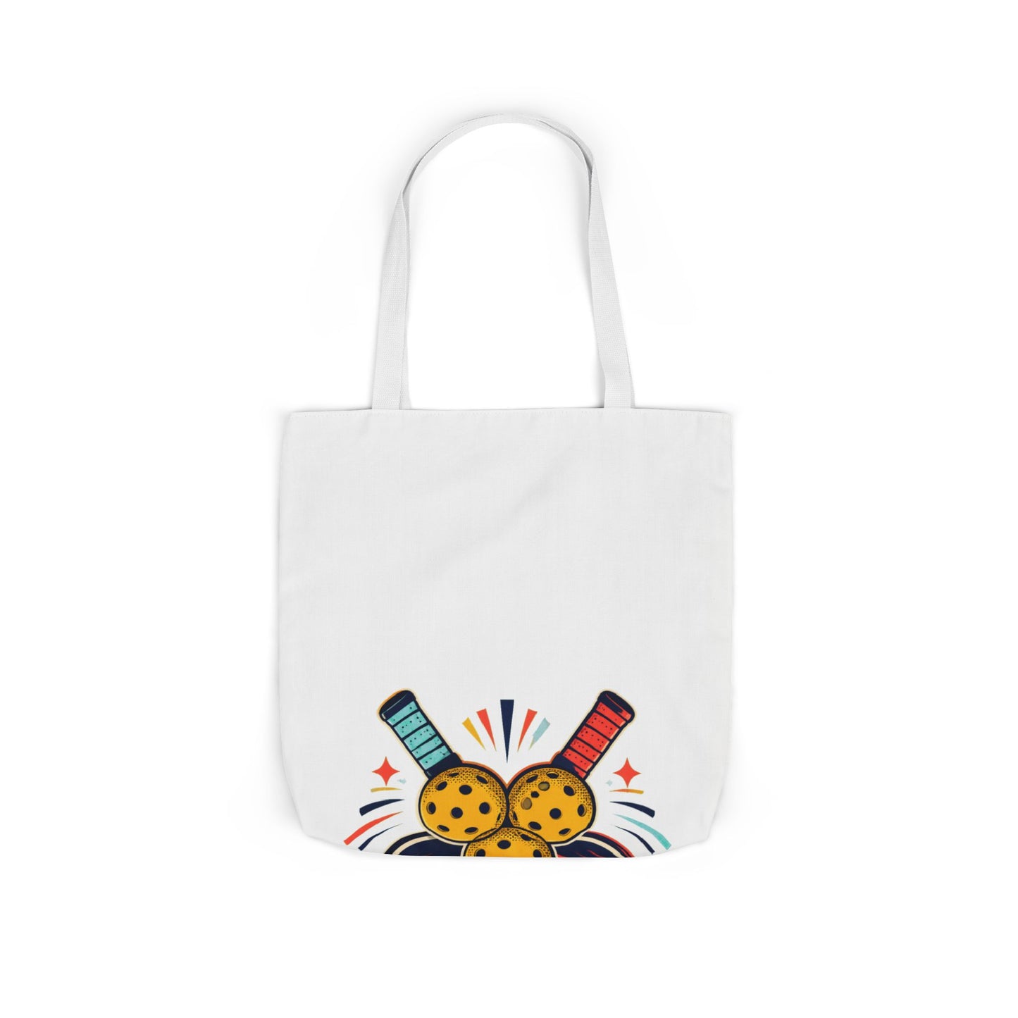 Retro Pickleball Paddles Recreational Sports Tote Bag