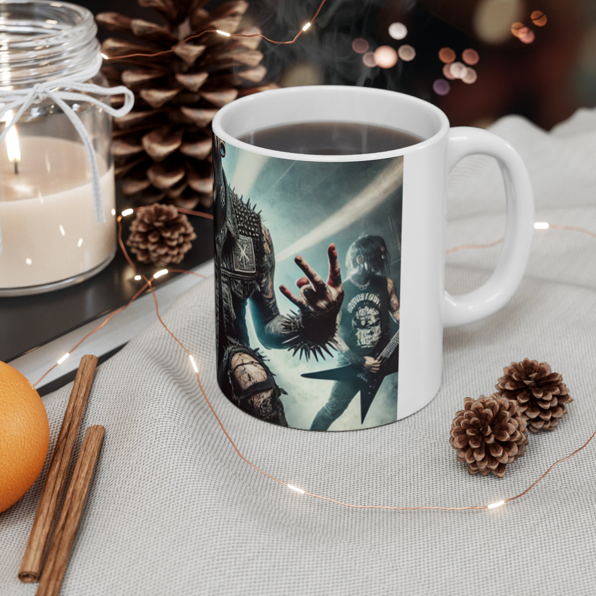 Punk Rock Vocalist Stage Energy Music Coffee Mug