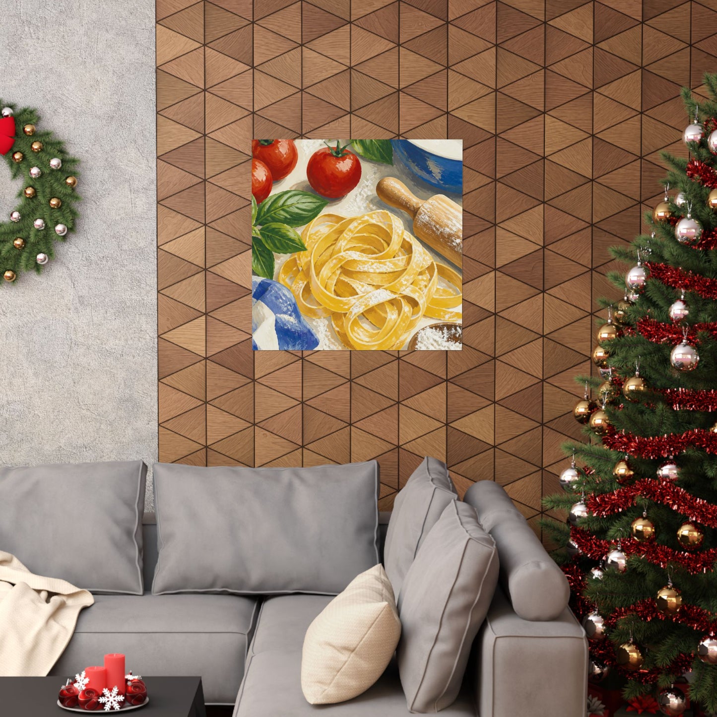 Fresh Pasta Making Kitchen Art Poster