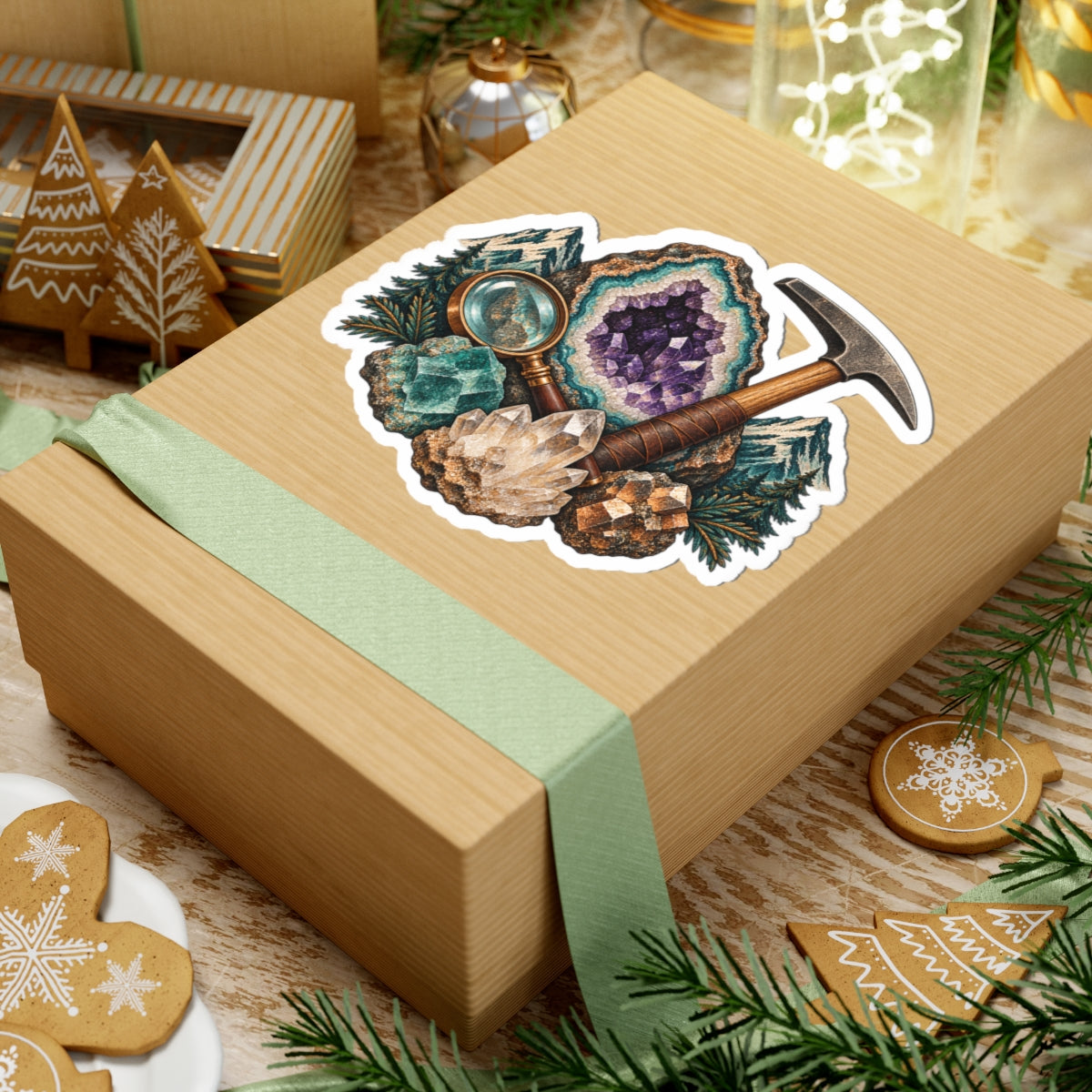 Vintage Geode and Rockhounding Field Kit Sticker
