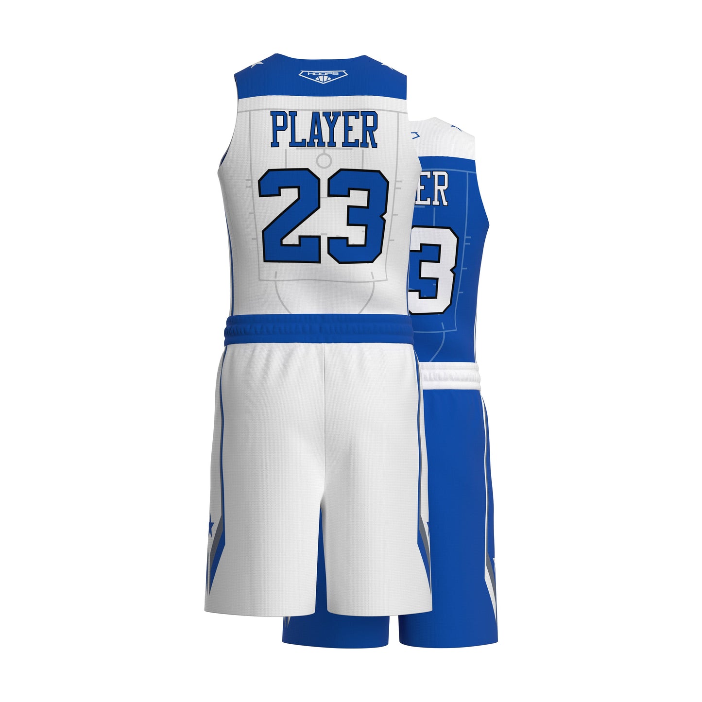 Custom All-Star Reversible Basketball Uniform - 189 California