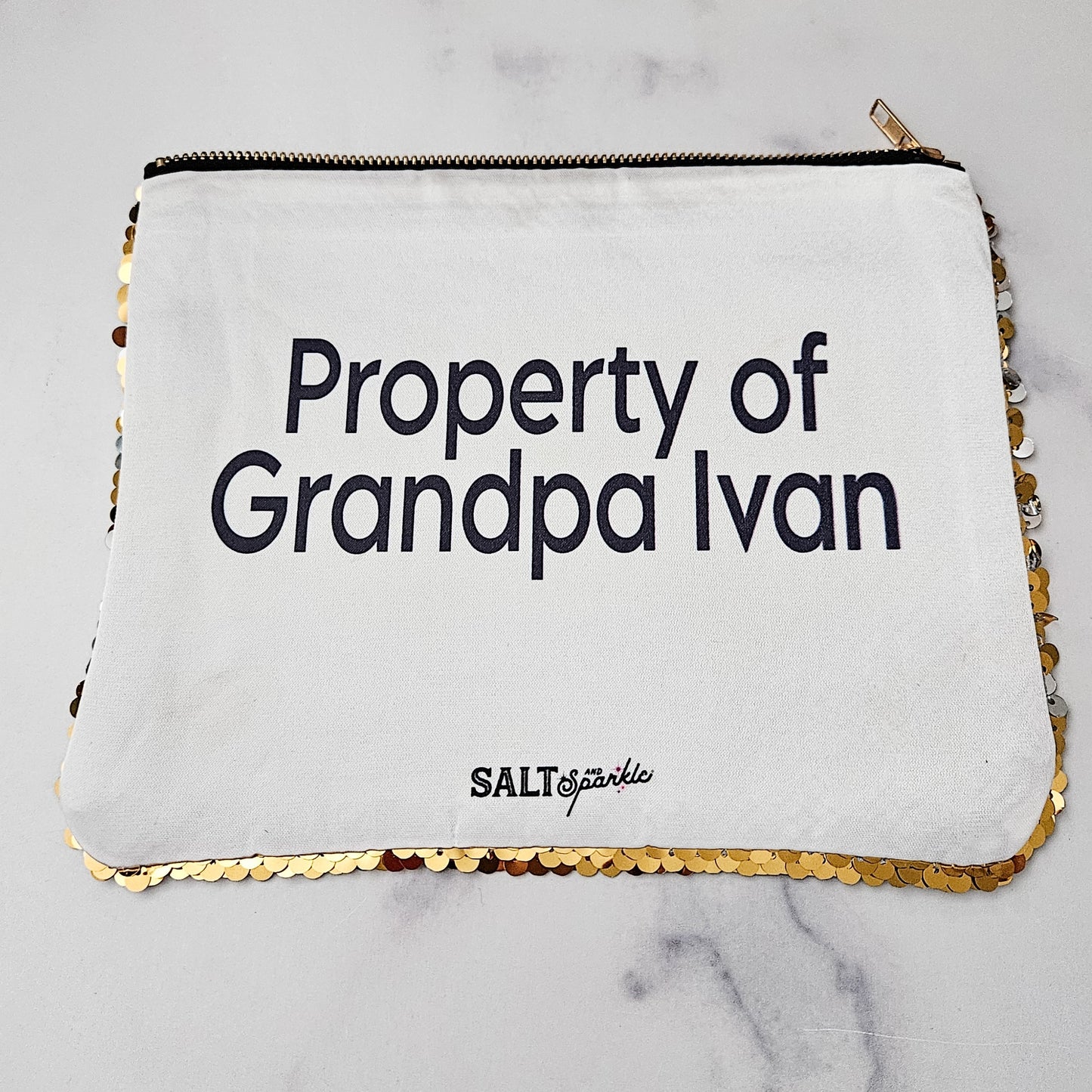 Afikomen Sequin Passover Matzah Pouch