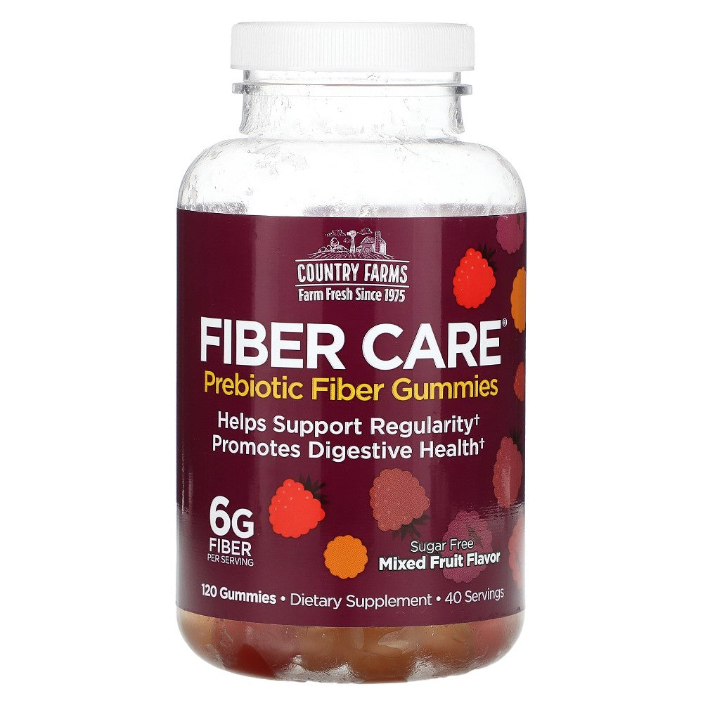 Country Farms® Fiber Care Prebiotic Gummies – Mixed Fruit Flavor