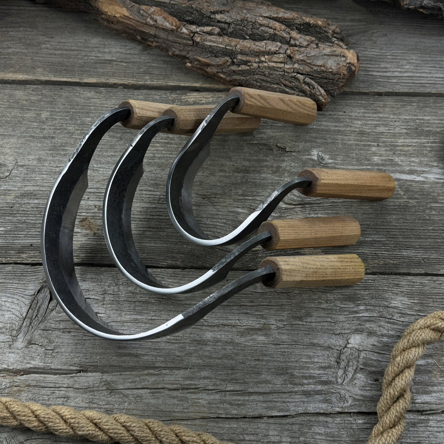 3-Piece Inshave (Half-Rounded Drawknife) Set