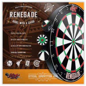 Renegade Bristle Shot Dartboard