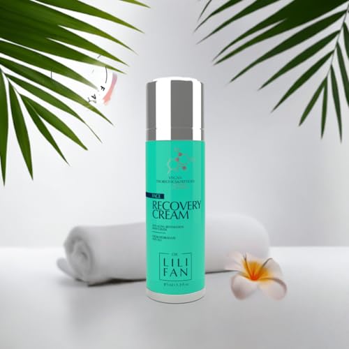 Dr Lili Fan Probiotic Recovery Cream: Vegan Probiotic, Anti-Aging Face Cream for Skin Renewal. Boosts Skin's Collagen and Targets Wrinkles. Prevents Acne. Standard Size - 1.7 fl oz.