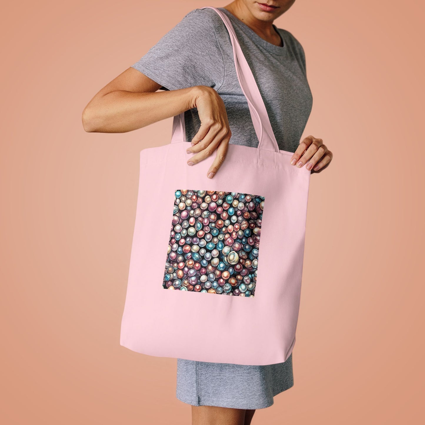 Pearl Bubble Pattern Abstract Gift Art Tote Bag