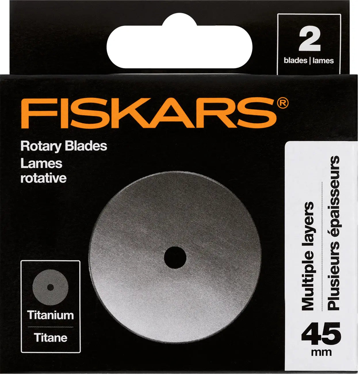 45mm Titanium Coated Replacement Rotary Blade 2ct