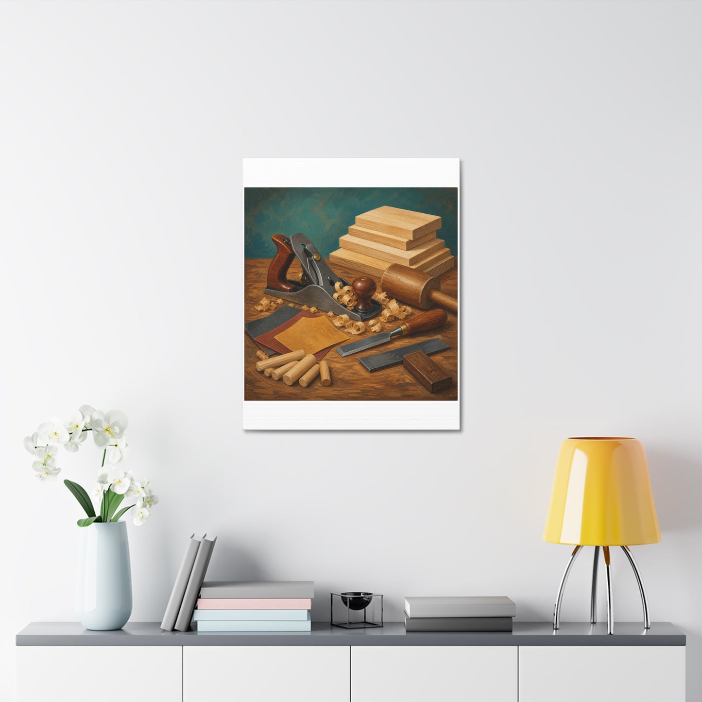 Classic Woodworking Tools Hobby Canvas Art