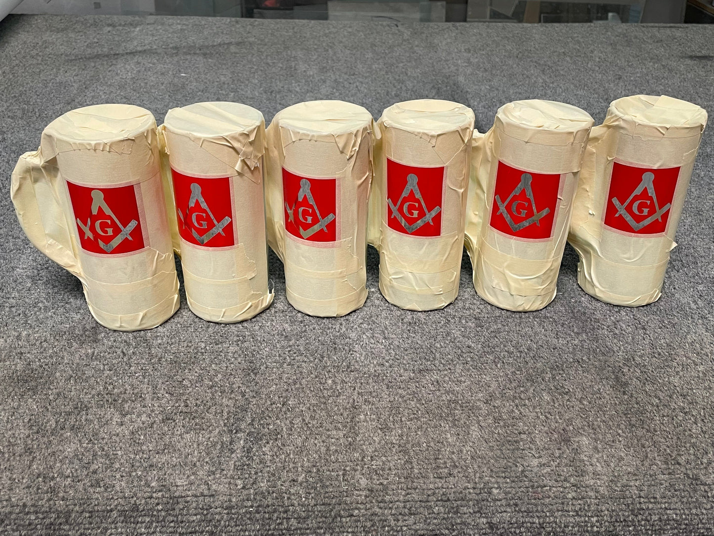 Custom Sand Etched Beer Mug