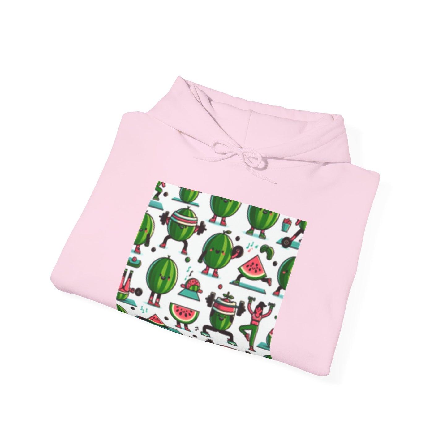 Watermelon Workout Club Cute Food Fitness Graphic Hoodie