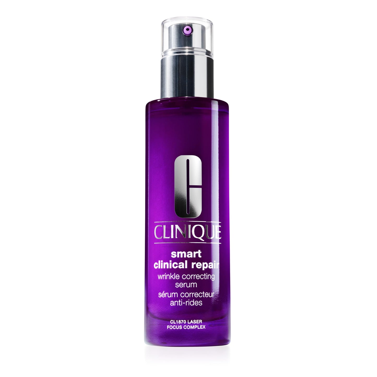 Clinique Smart Clinical Repair Wrinkle Correcting Face Serum With Hyaluronic Acid, Peptides + Advanced Retinoid Serum | Anti-Aging + Hydrating, 3.4 Fl Oz