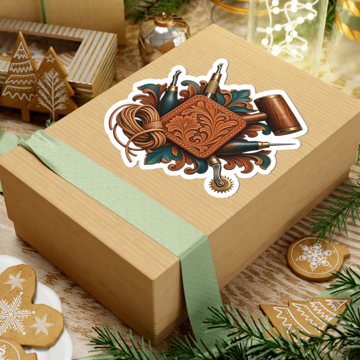 Traditional Leather Tooling Workshop Sticker