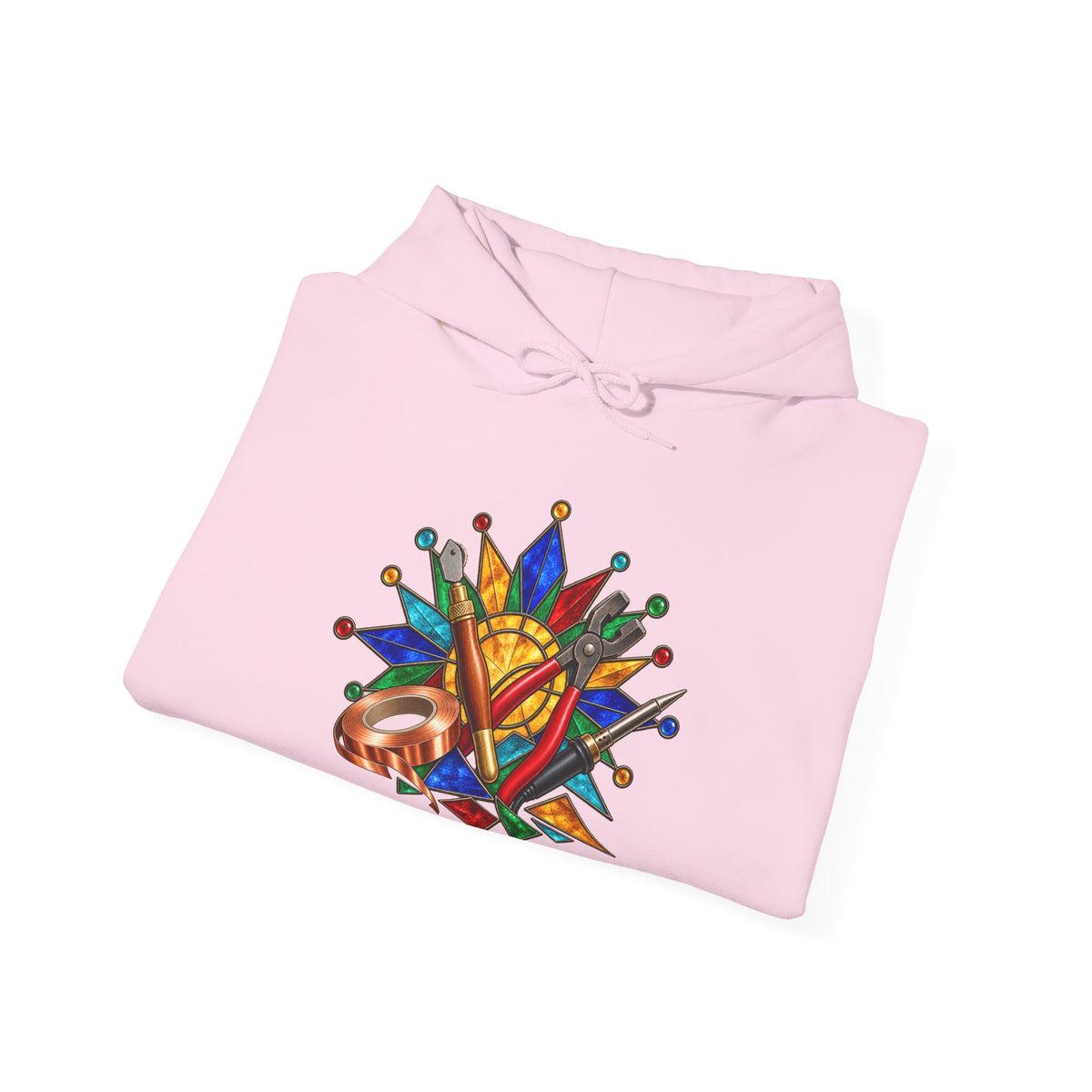 Stained Glass Workshop Tools Hoodie
