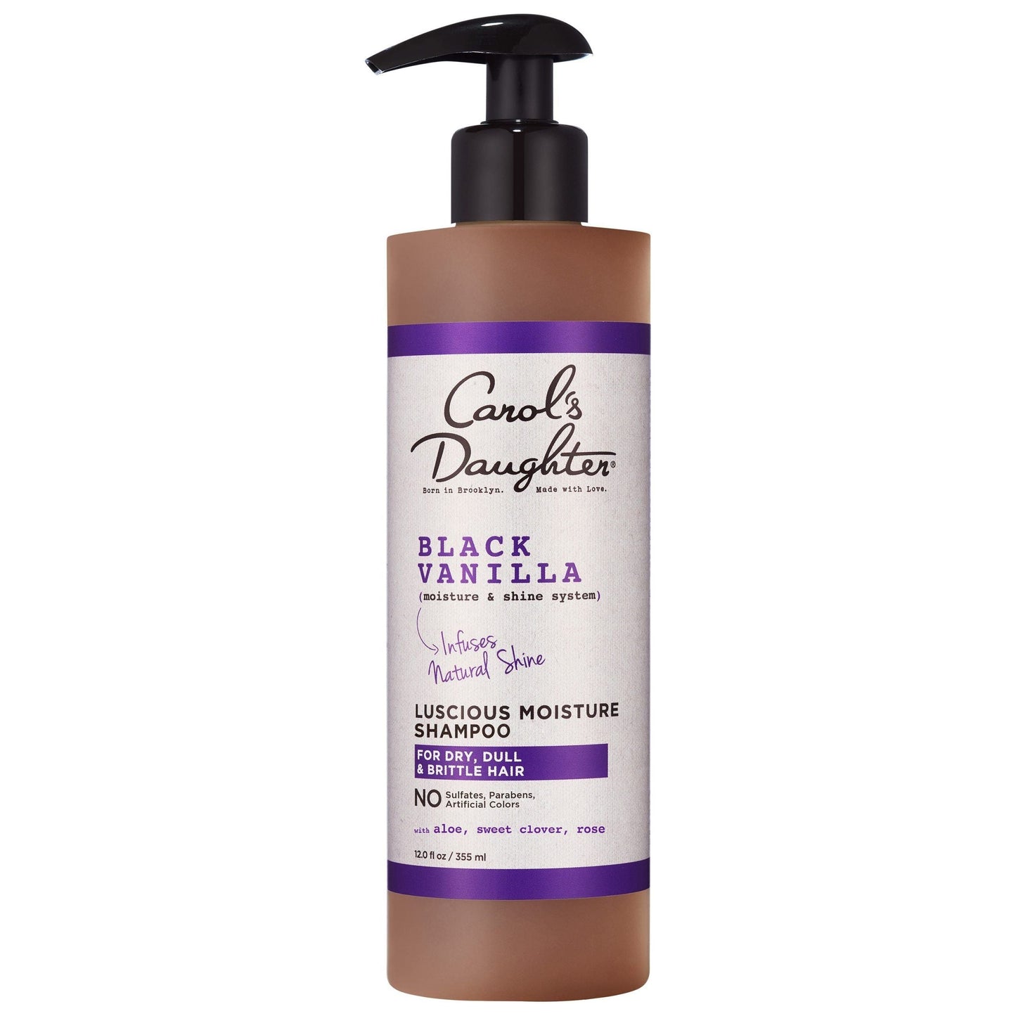 Carol's Daughter Black Vanilla Sulfate-Free Shampoo 12 Oz
