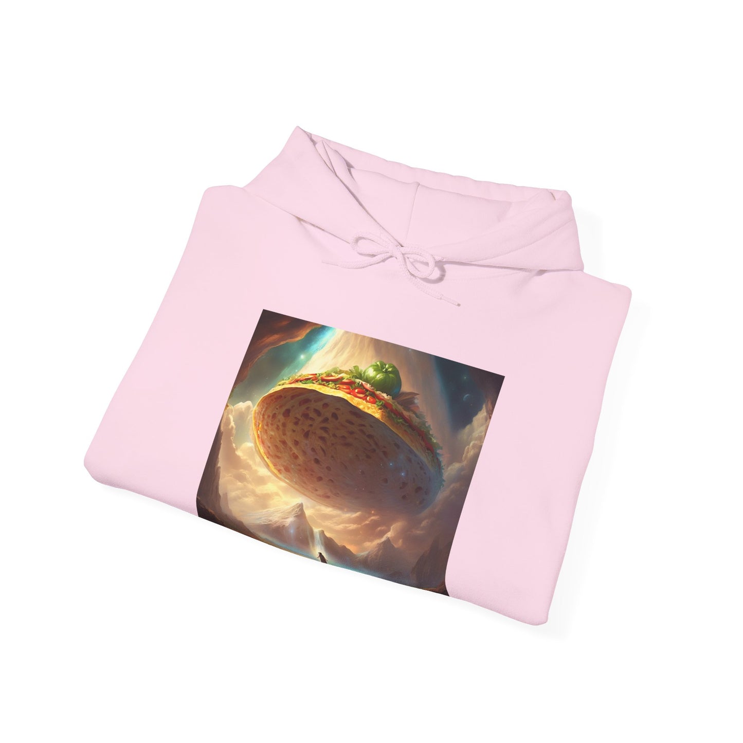 Cosmic Taco UFO Surreal Food Fantasy Art Hoodie
