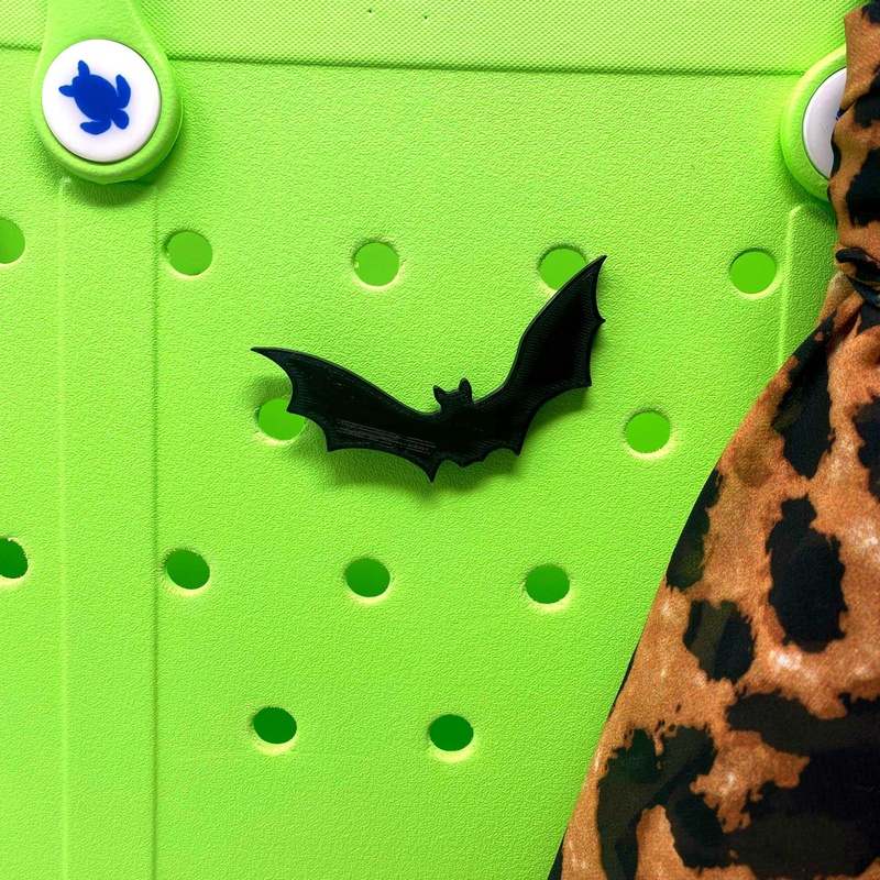 BOGLETS - Halloween Tote Bag Charms Compatible With Bogg Bags (Bat)