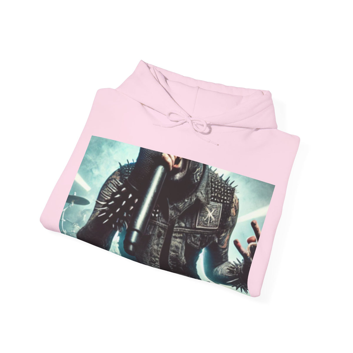 Punk Rock Vocalist Stage Energy Cozy Music Hoodie