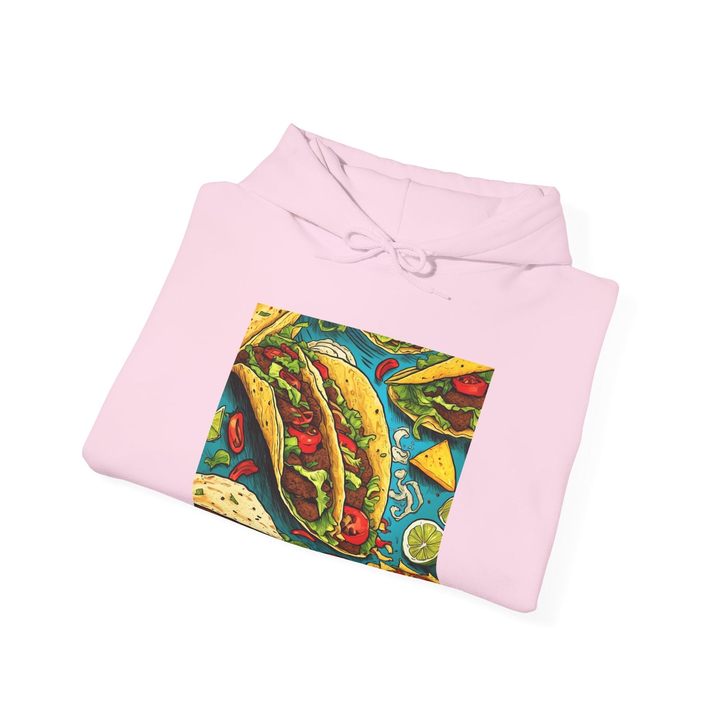 Taco Party Pattern Foodie Gift Art Hoodie