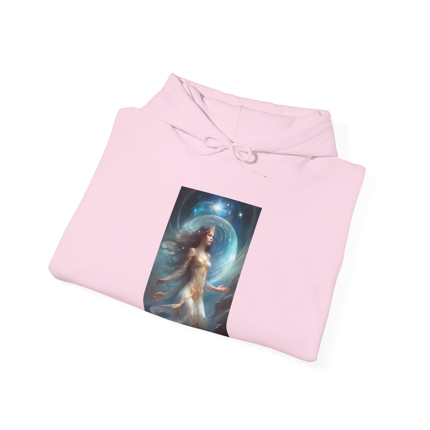 Lunar Celestial Queen Fantasy Portrait Hoodie