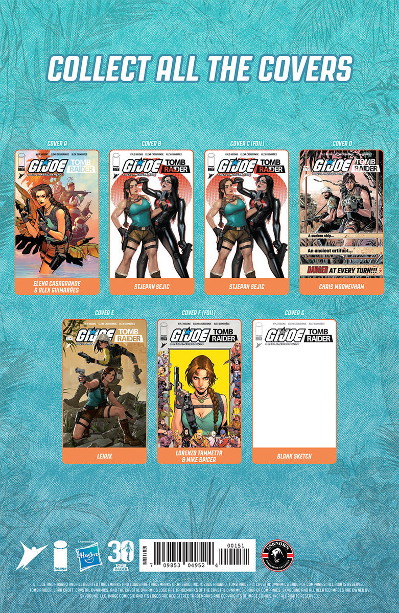 GI JOE A REAL AMERICAN HERO TOMB RAIDER #1 STEPHEN SEGOVIA EXCLUSIVE VIRGIN VAR (09/12/2026)