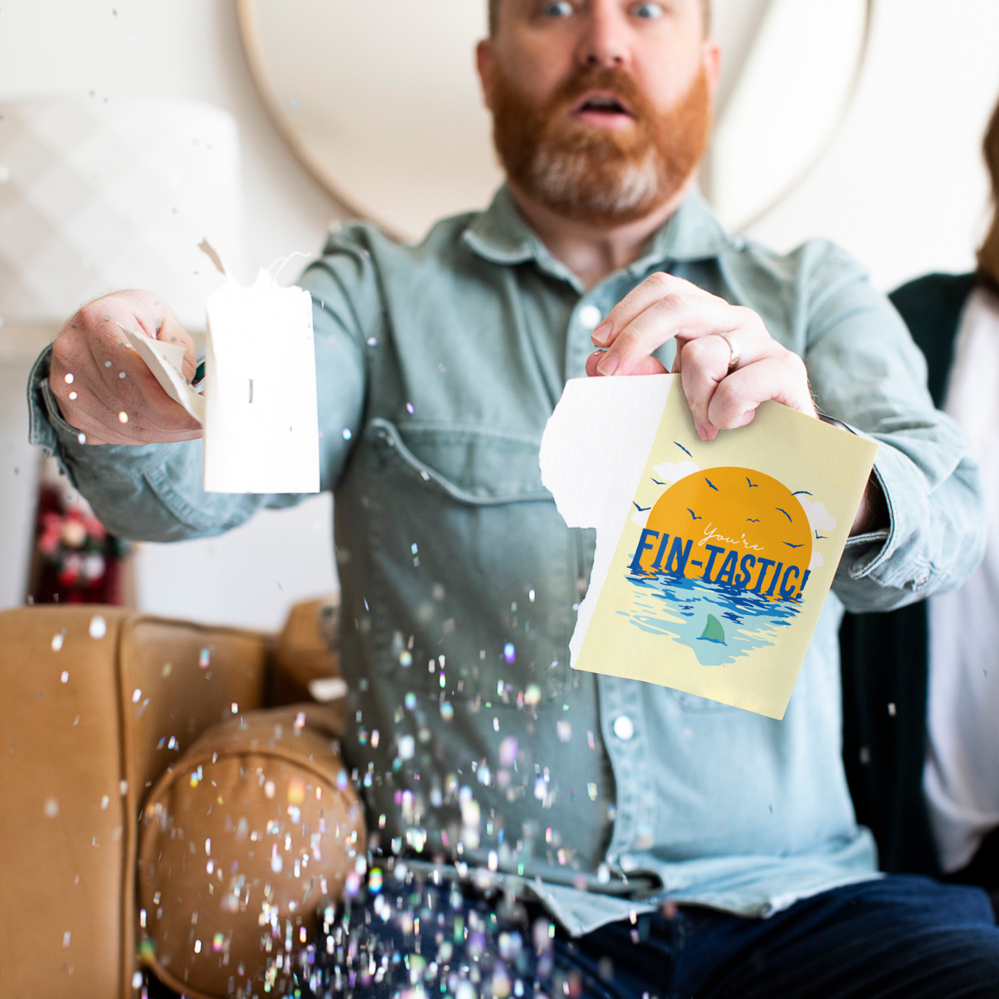 Endless Baby Shark Card With Glitter