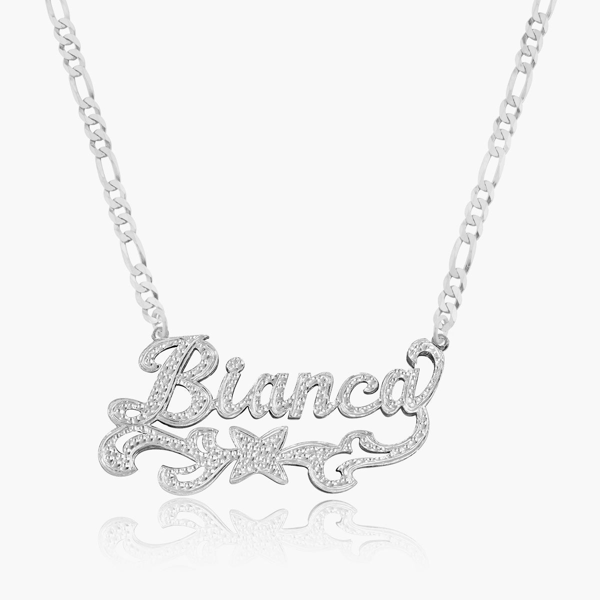 Double Plated Star Name Necklace