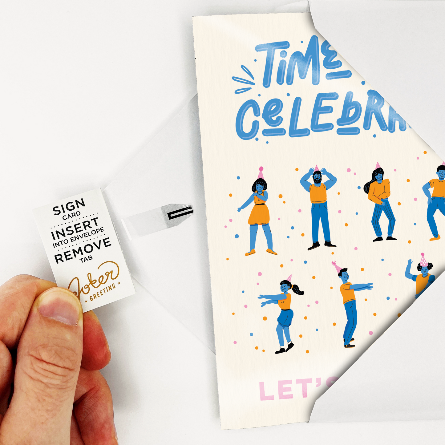 Endless Macarena Card with Glitter