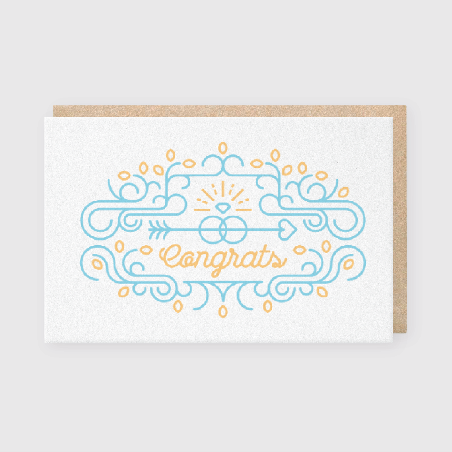 Congrats Rings Greeting Card (*Ltd)