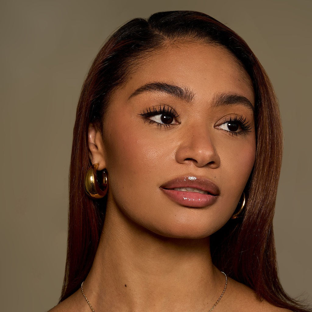 Luxe Dome Hoop Earrings