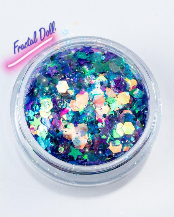 FRACTAL DOLL Chunky Festival Glamdoll Glitter