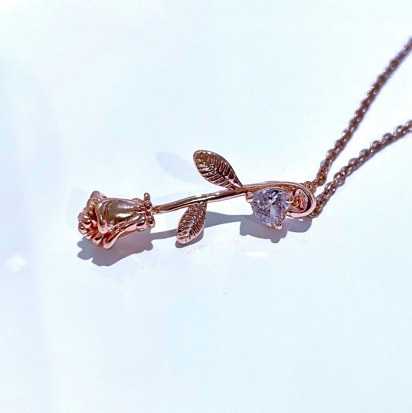 Crystal Rose Necklace