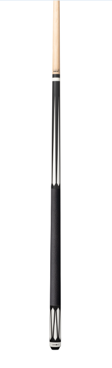 K2 Cue Matte Black and White Floating Design, Leather Lore Wrap