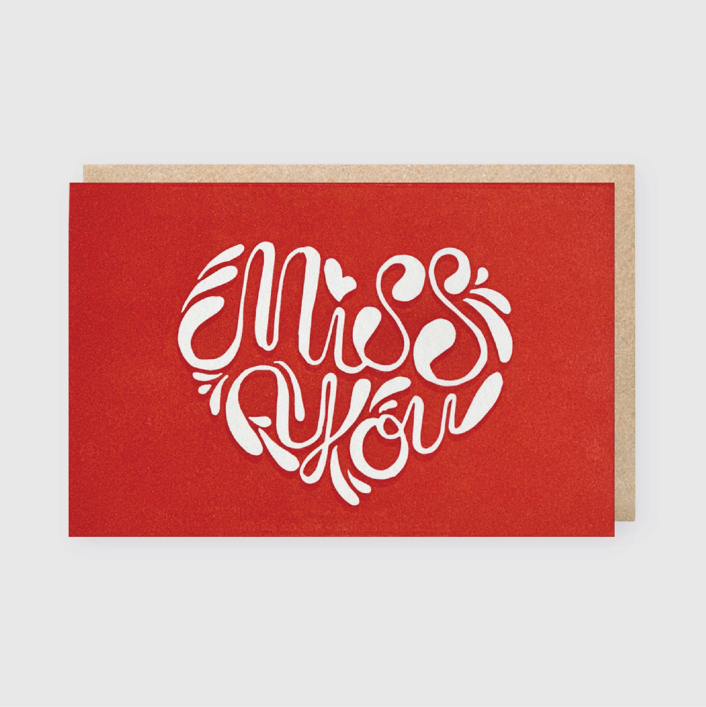 Miss You Heart Greeting Card (*Ltd)