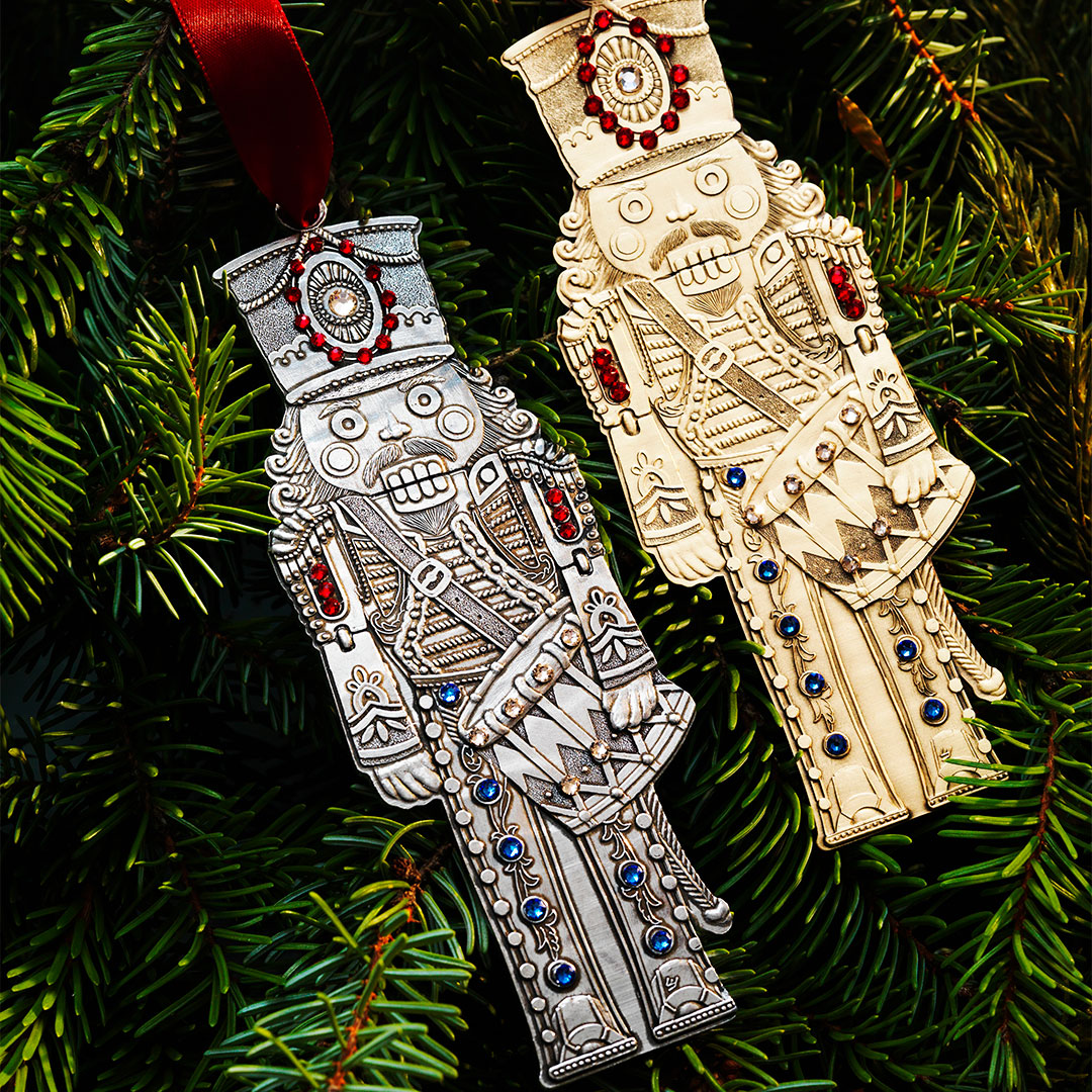 The Nutcracker Prince Drummer Ornament (Bronze)