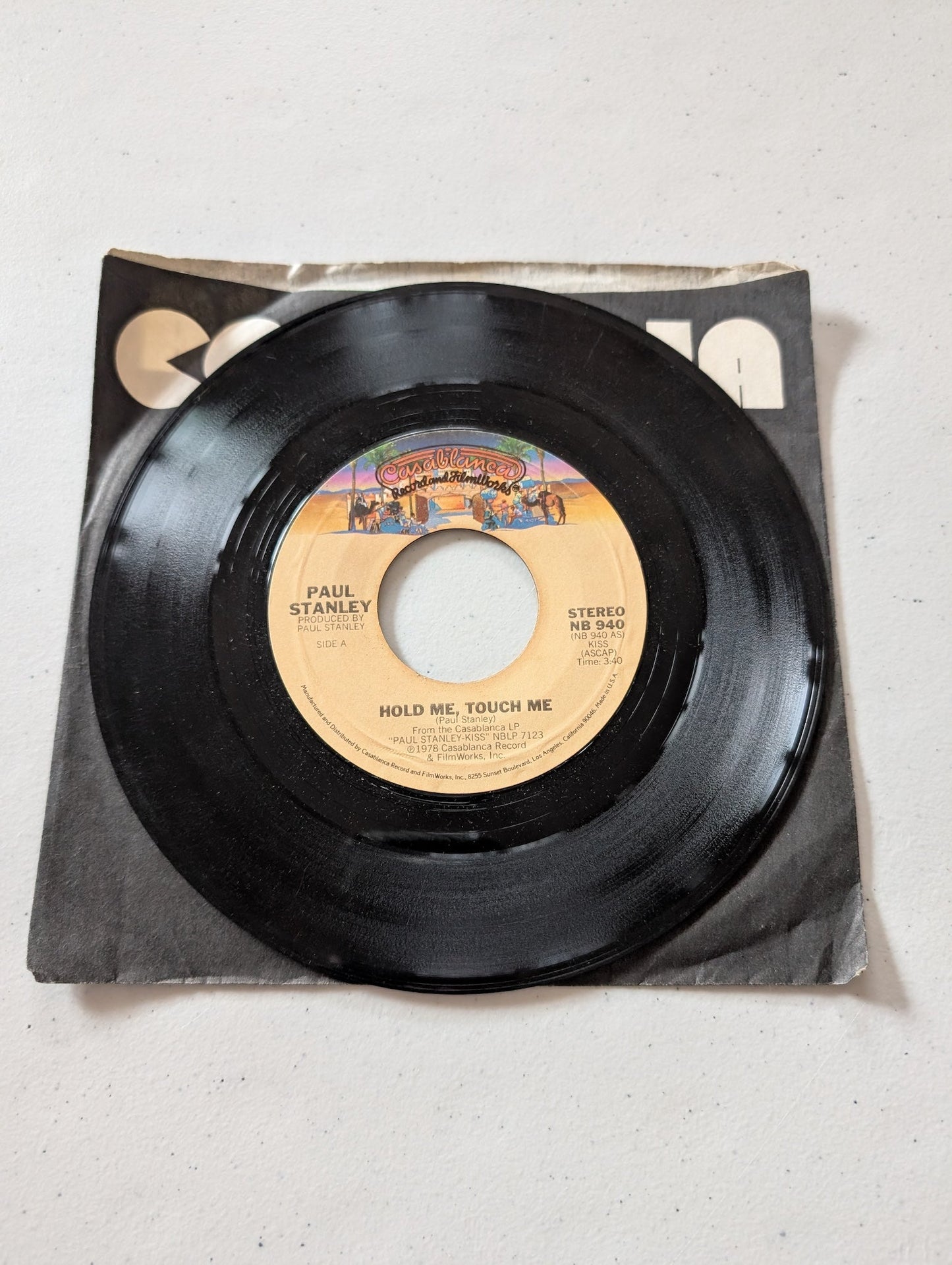 Paul Stanley - Hold Me, Touch Me - Goodbye (7 in, 45 RPM, Single, Vinyl Record Album)
