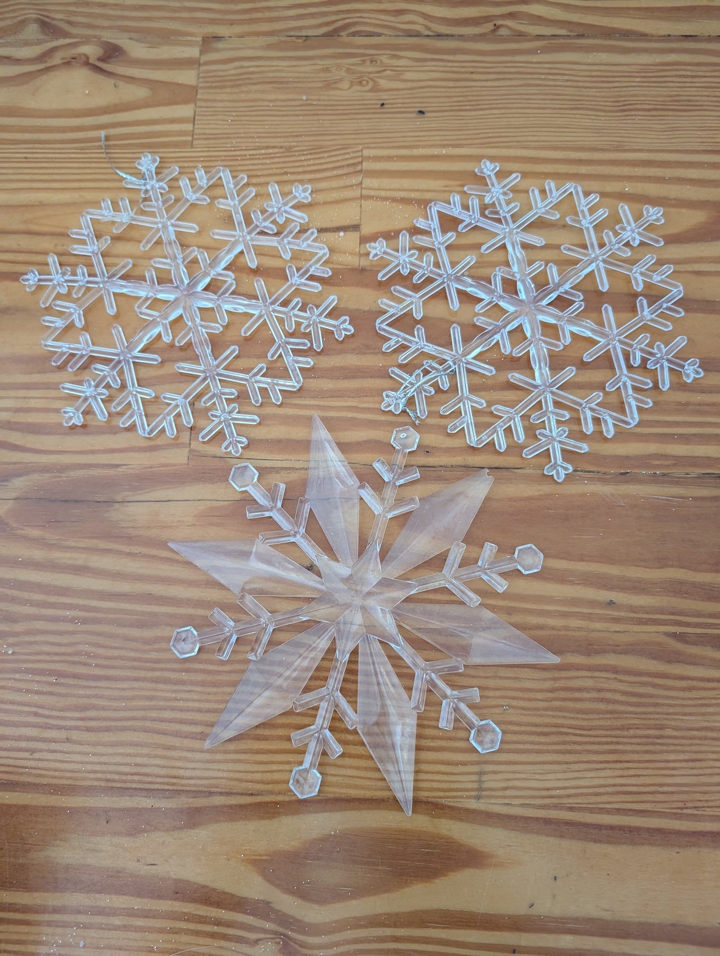 Acrylic Snowflakes from Unknown - Ornaments (Acrylic, Plastic Ornaments, Modern, Traditional, Glam, Clear)