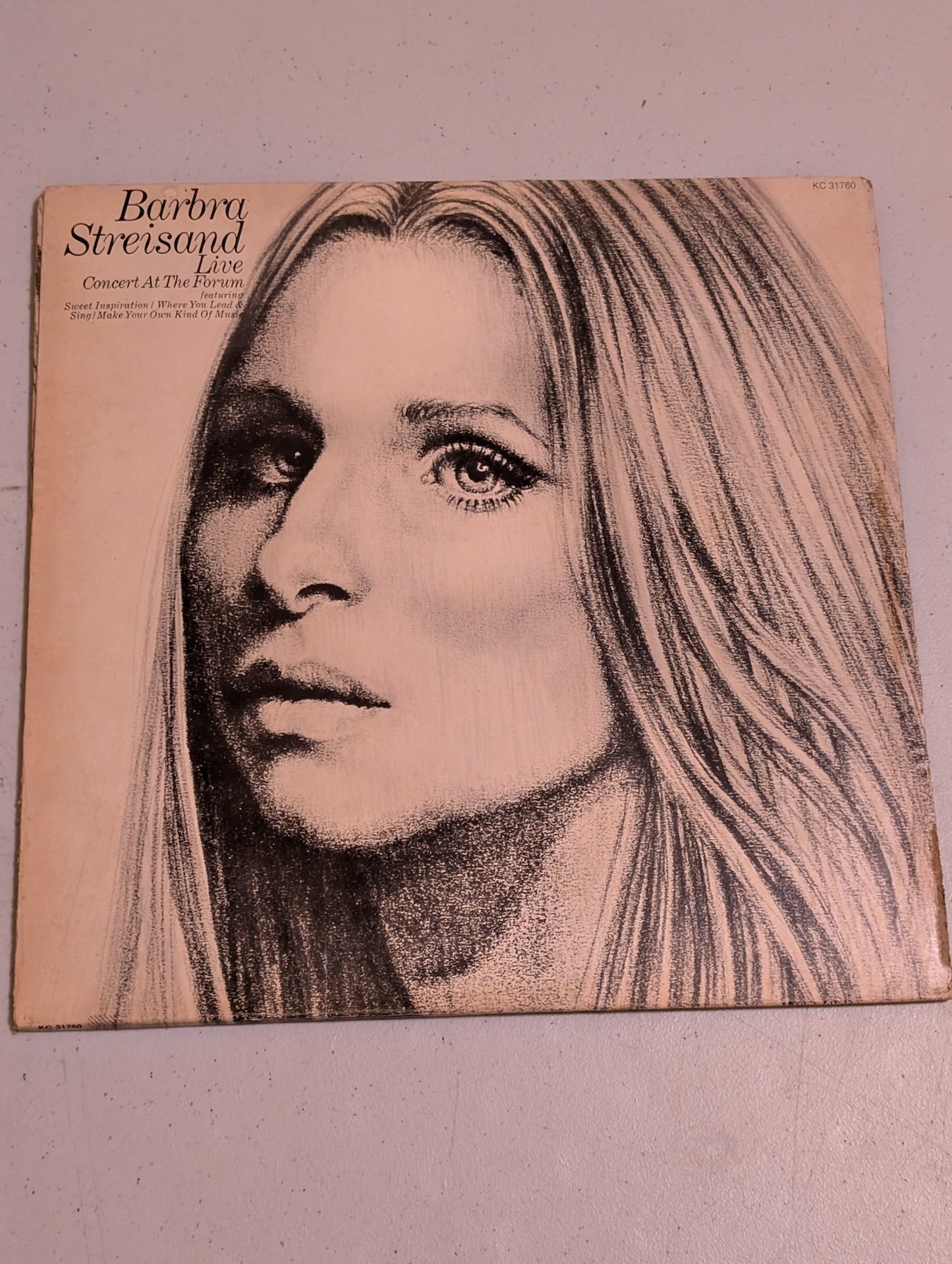 Barbra Streisand Live Concert At The Forum 1972 Columbia Records PC 31760