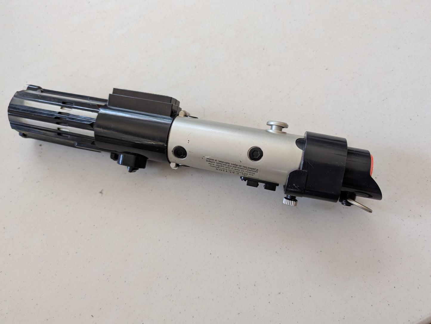 Light Saber Star Wars Spring Loaded Darth Vader Red 2006 Hasbro(Vintage, Action Figure, Missing parts/accessories, Collectable, Toy)