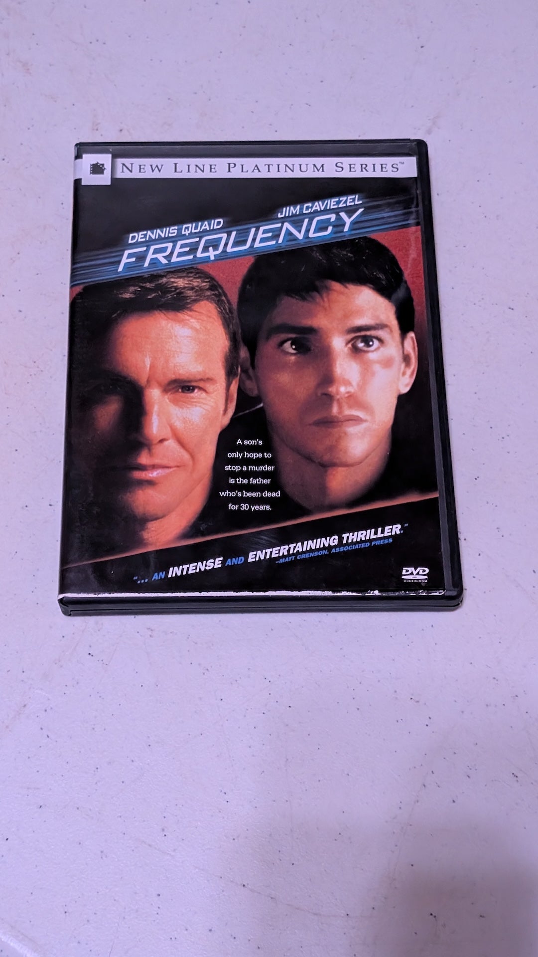 Frequency (DVD, 2000, Platinum Series) Dennis Quaid & Jim Caviezel