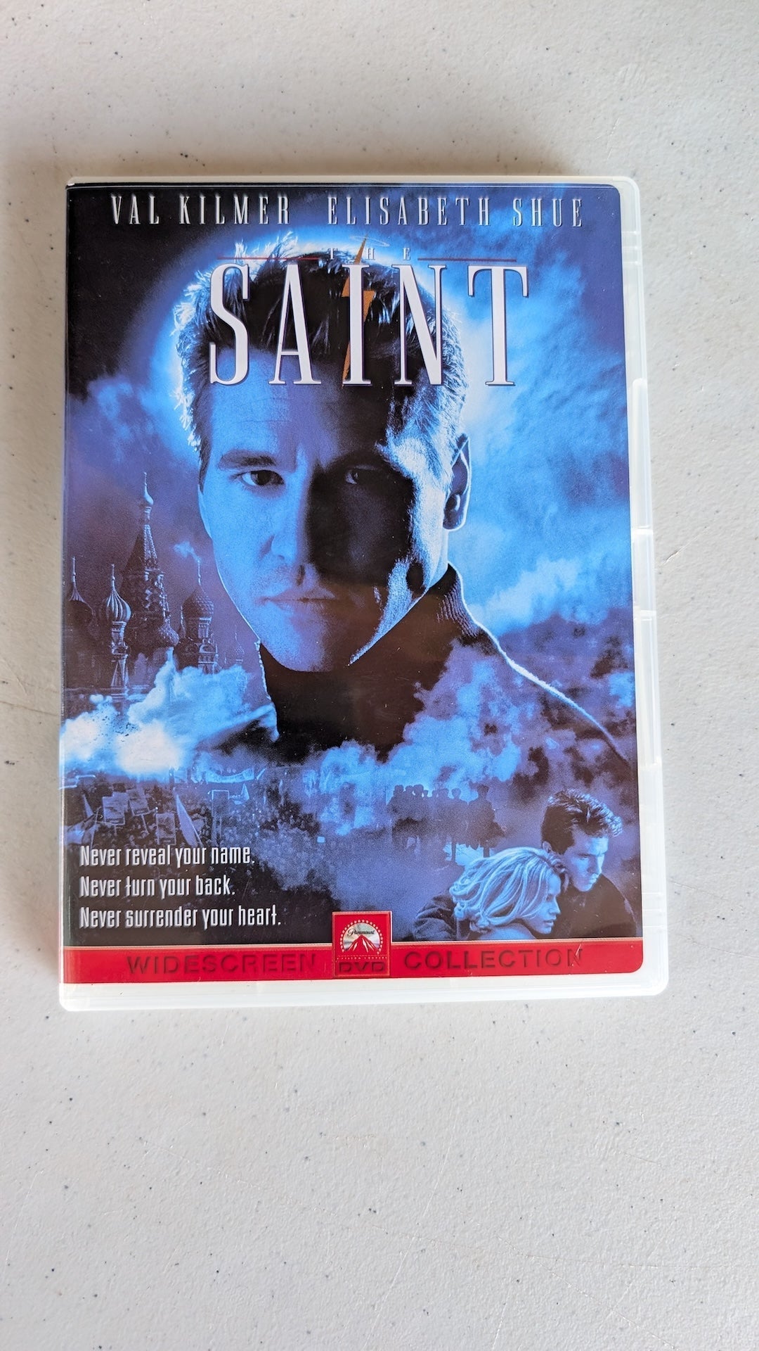 The Saint (DVD, 1997, PG-13) Val Kilmer, Elisabeth Shue, Rade Šerbedžija